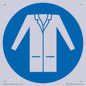 Custom Mandatory: Wear a lab coat